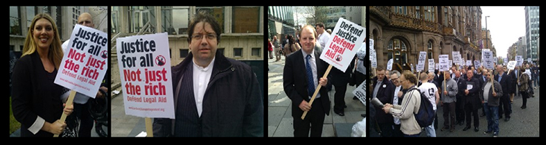 Protest Against Legal Aid Cuts