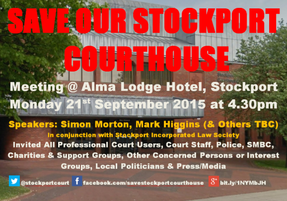 #saveourstockportcourthouse : Meeting