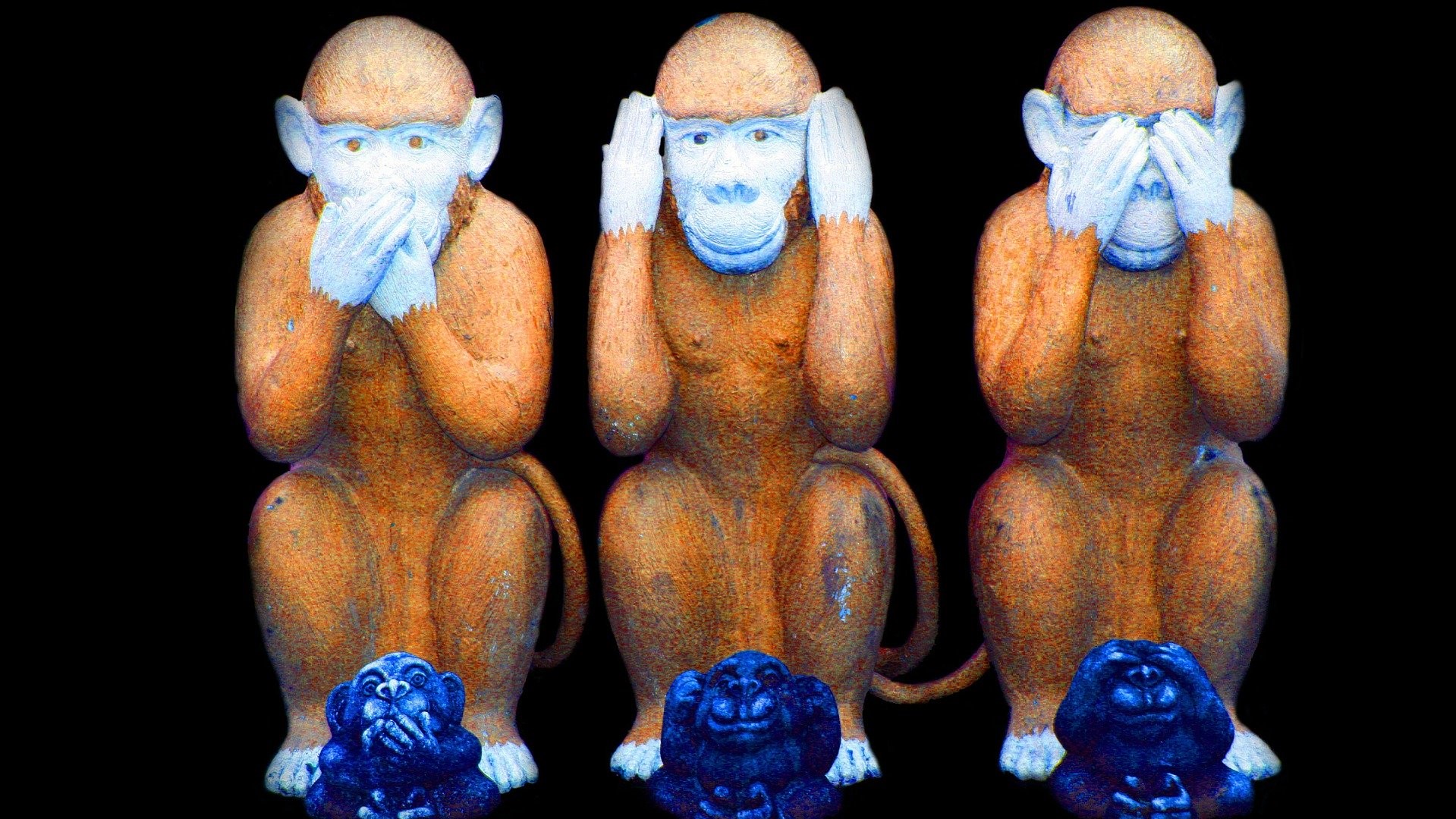 See no evil hear no evil speak no evil See no evil hear no evil speak no evil