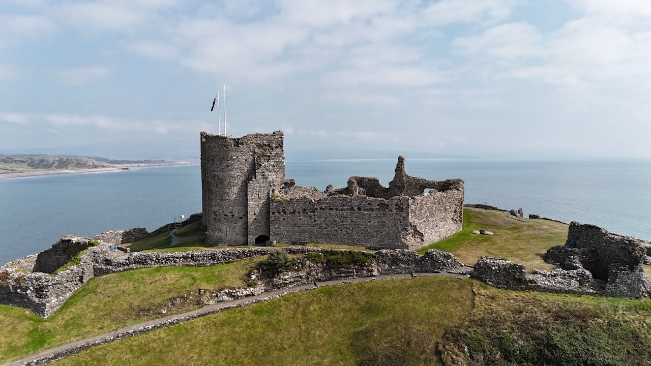 Criccieth Castle – historial site in North Wales Rise in criminal damage and offences at Heritage Sites in Wales